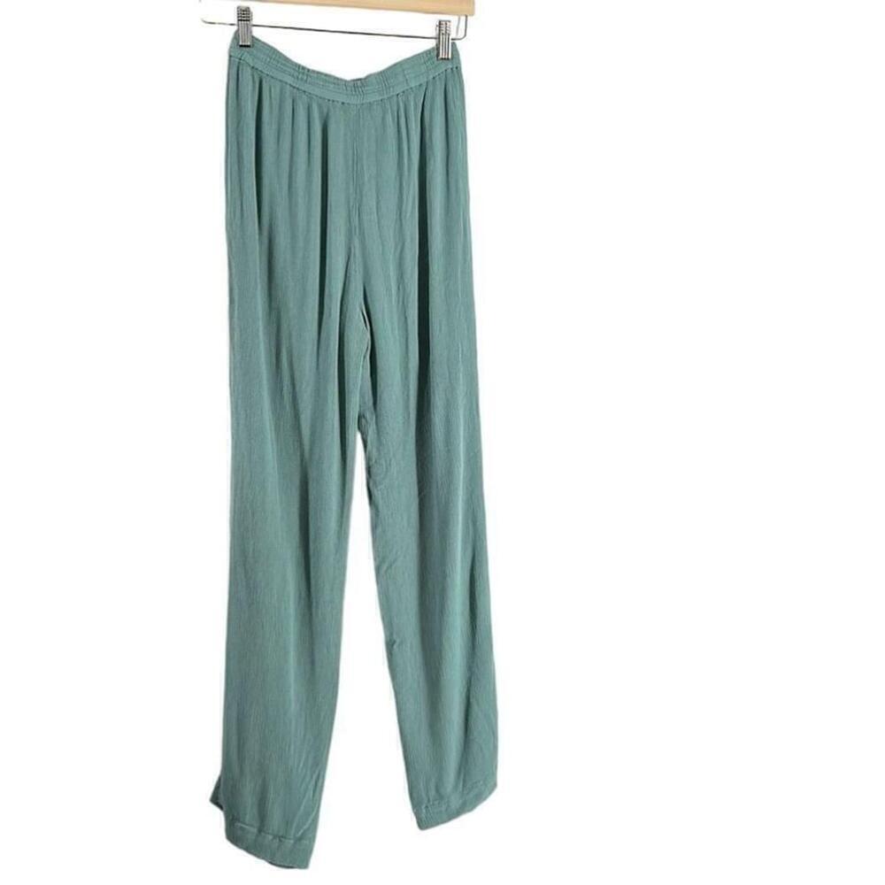 Aritzia Babaton Carson Pant wide leg light weighed lined gauzey beach lounge xs - Picture 2 of 9